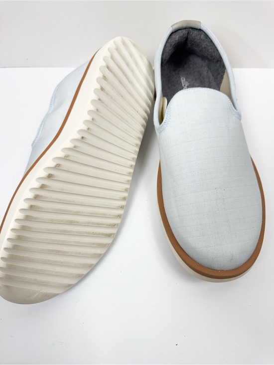 Allbirds Womens Wool Lounger Woven Blue Hush Natural White Sole Men Size 9